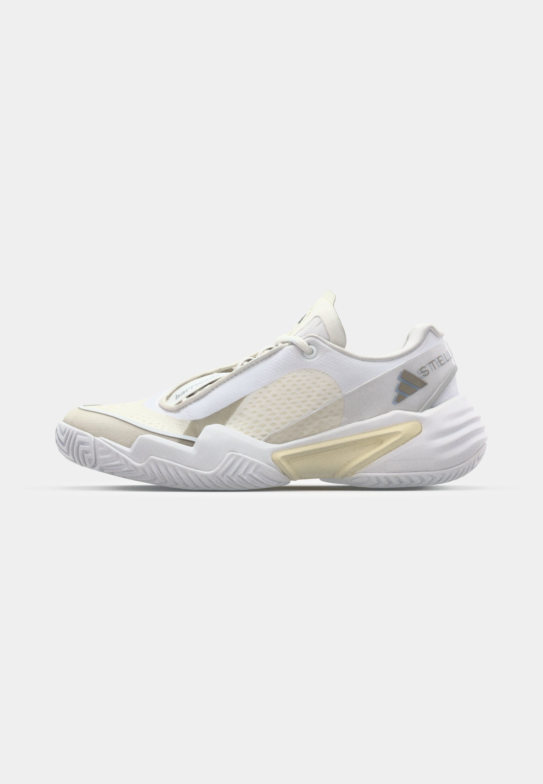 adidas Performance ASMC BARRICADE - Multicourt tennisschoenen - wit/amandelmelk/wilggrijs