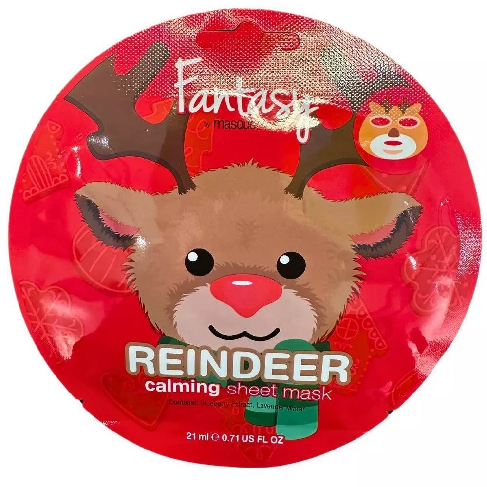 Maska za umirujuće lice s motivom sobova Fantasy Maske za lice