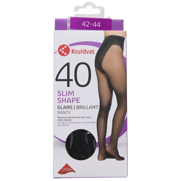 Kruidvat Slim Shape 40 den zeķubikses<br>melnas, 42.-44. izmērs