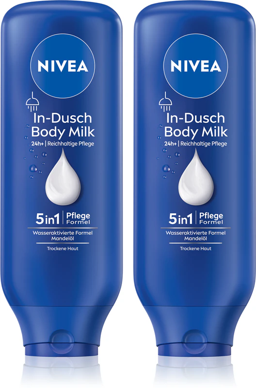 NIVEA In-Shower douchemelk, handige verpakking