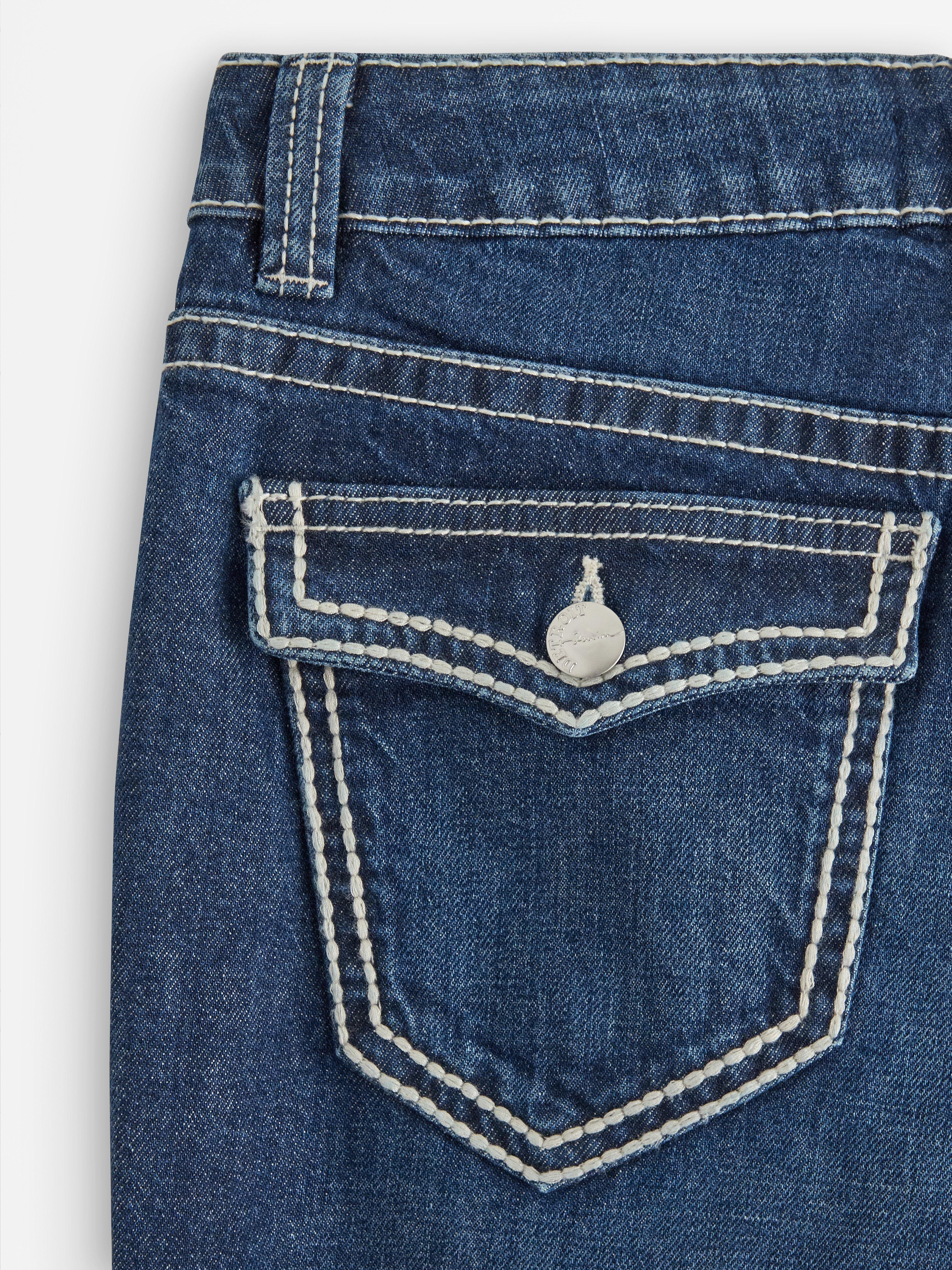 Džíny FREJA s rozšířenými nohavicemi, tmavý denim
