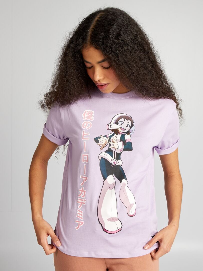 Camiseta 'My Hero Academia' - ROXA