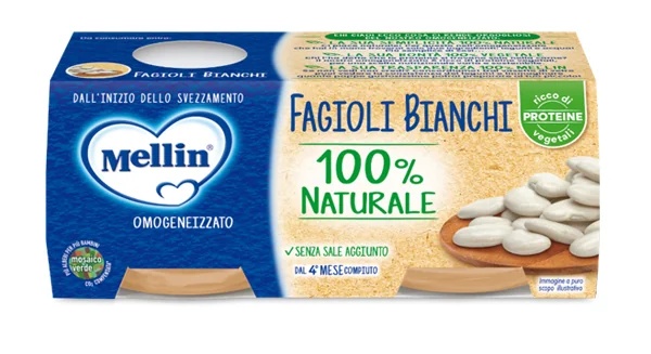MELLIN Haricots homogénéisés Mellin Bi 2x80 g