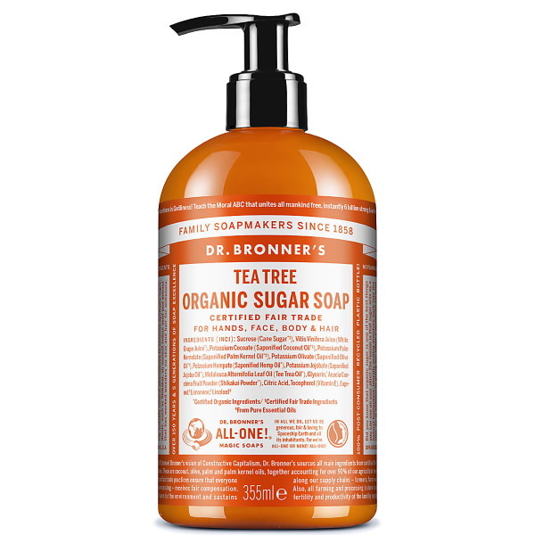 Dr. Bronner Organické mýdlo s čajovníkem Shikakai - 355 ml