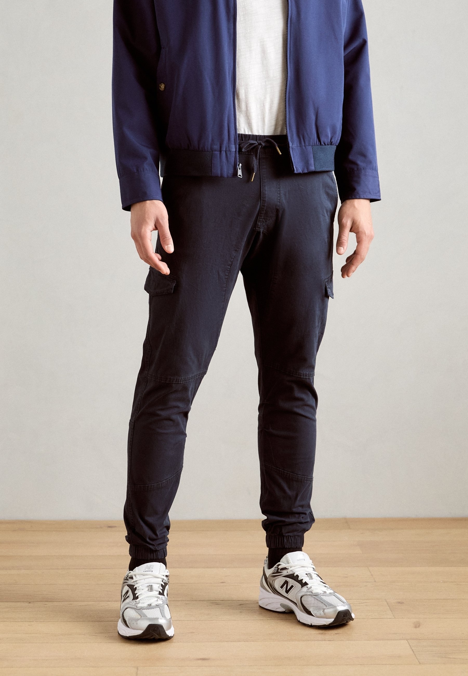 INDICODE JEANS Pantalon cargo - bleu foncé