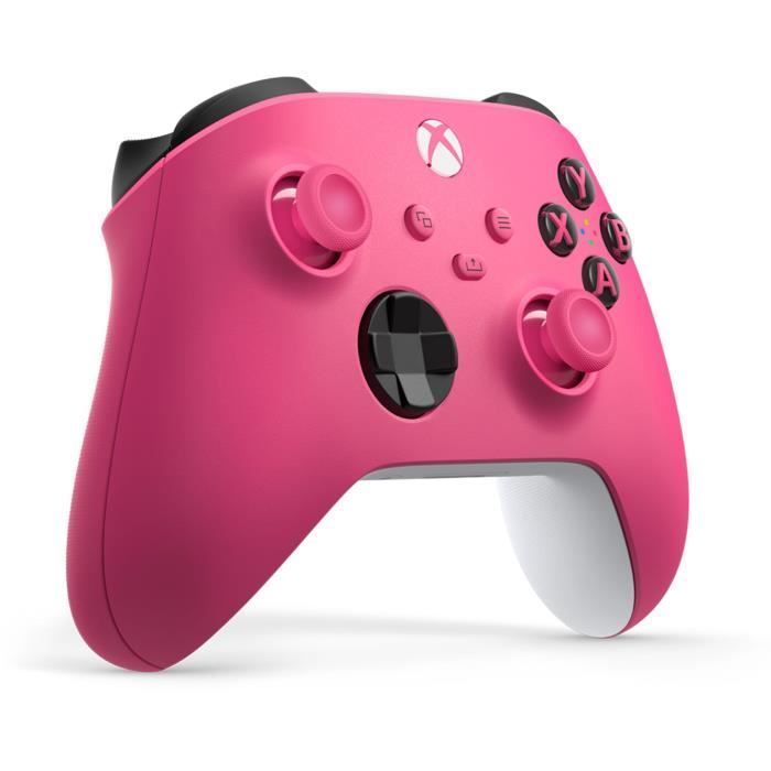 Mando inalámbrico Xbox para Xbox, color rosa intenso.