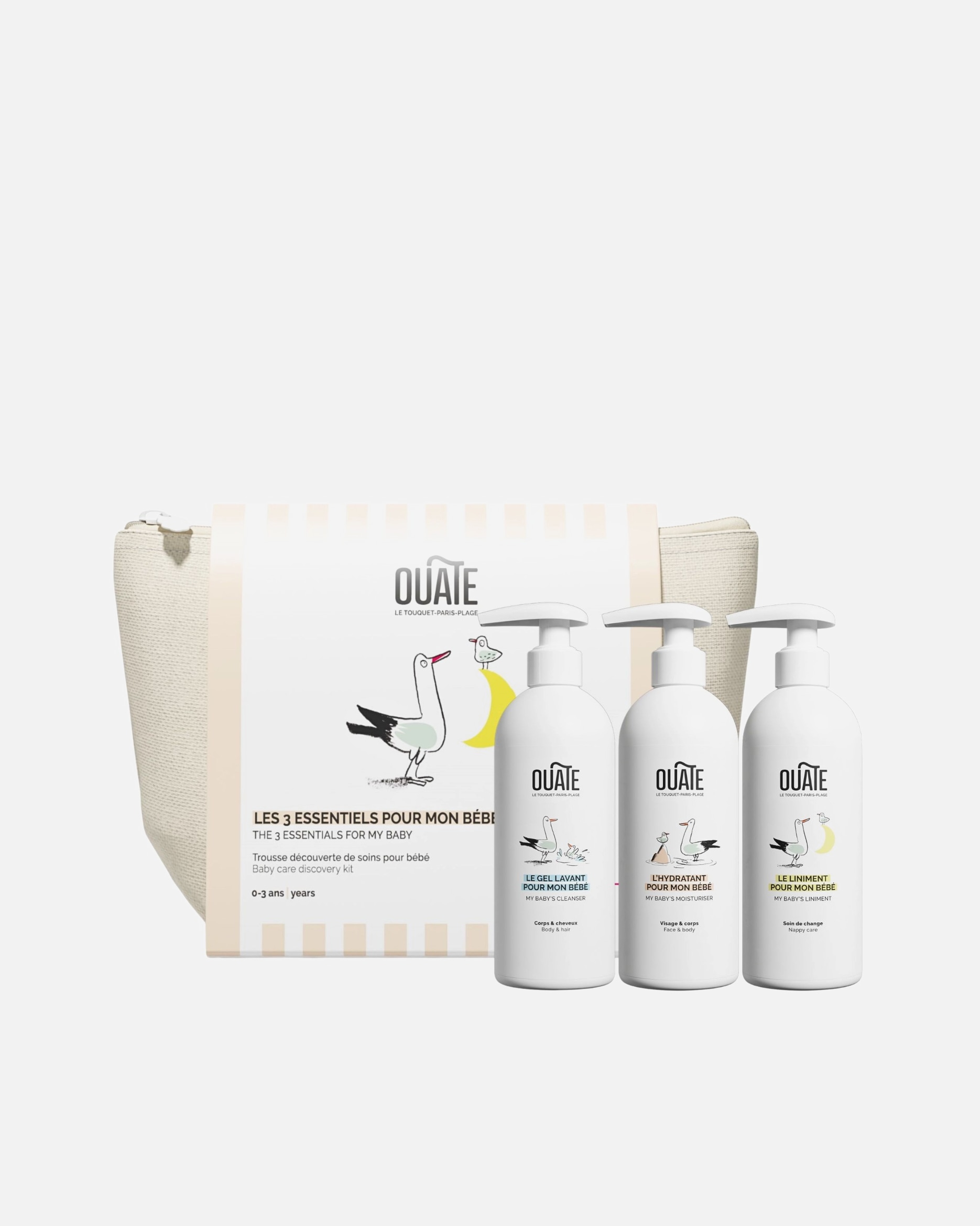 Ouate Coffret Les 3 essentiels pour mon bébé