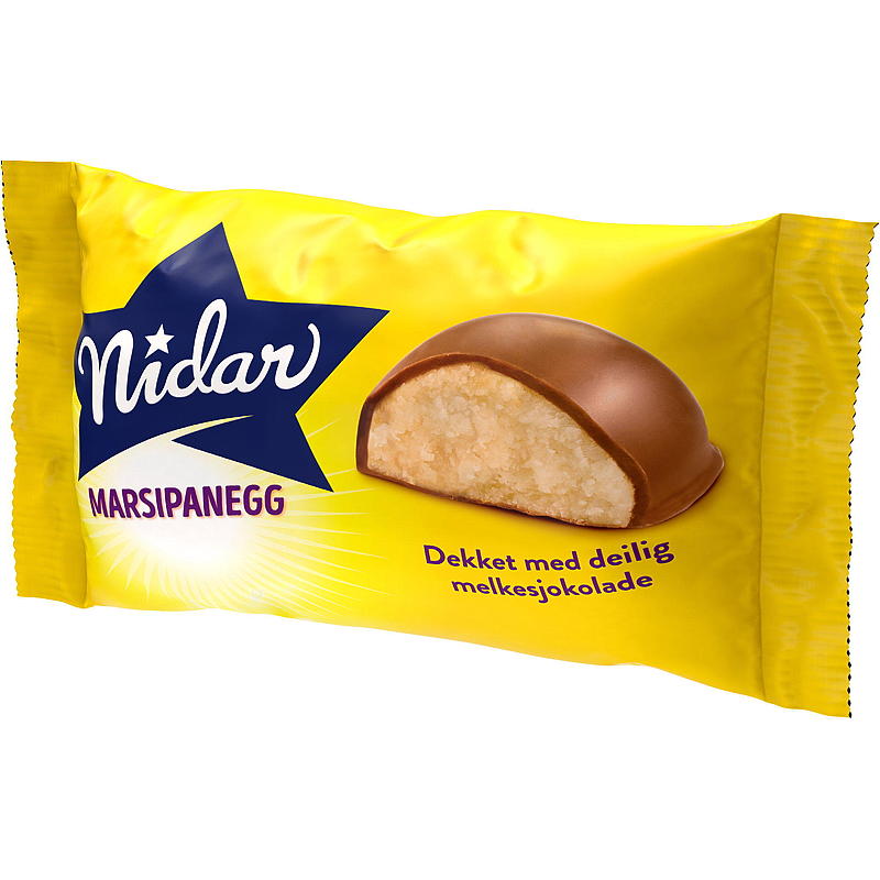 Nidar marsipanägg 57 g/choklad Nidar