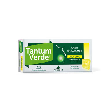 Tantum Verde sitruuna kurkkukipupastillit (20 pastillia)