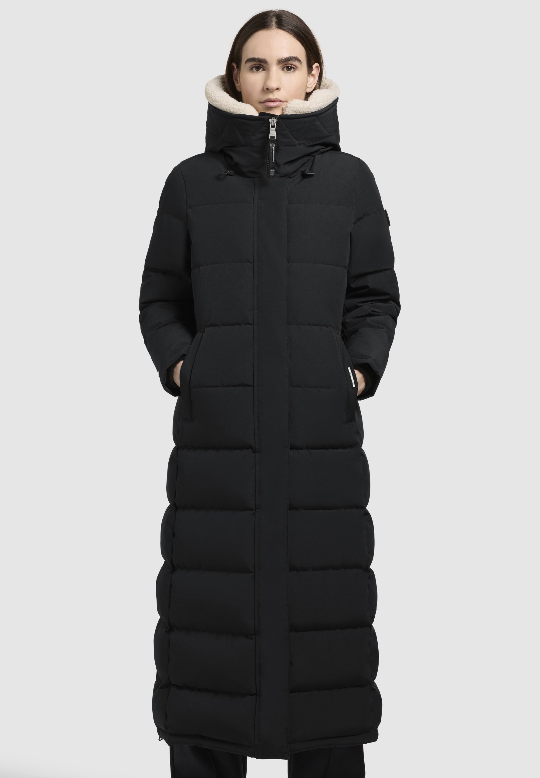 khujo CLARESSE TEDDY - Cappotto invernale - schwarz
