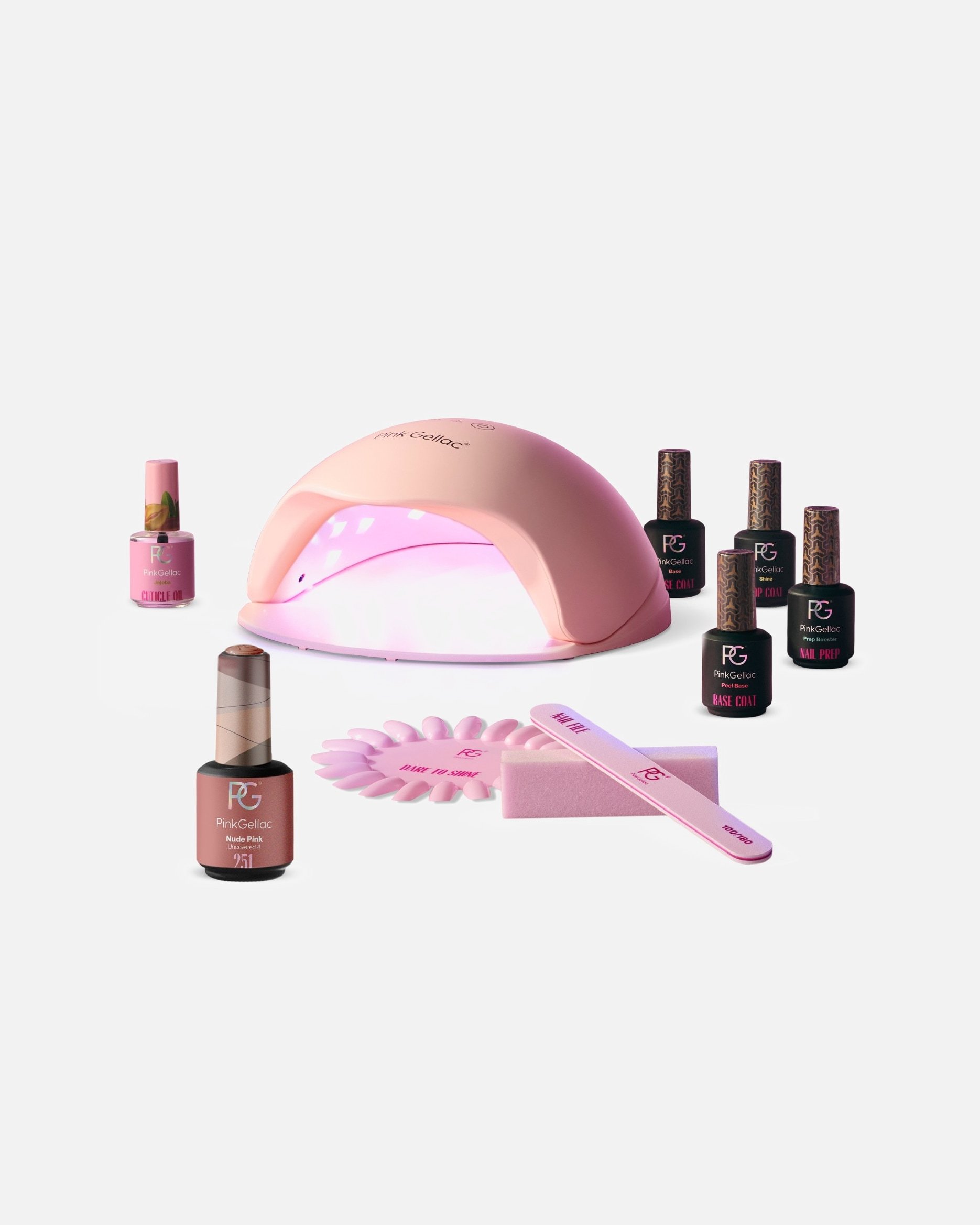 Pink Gellac UV lak za nokte Premium početnički set za skidanje – 1 komad