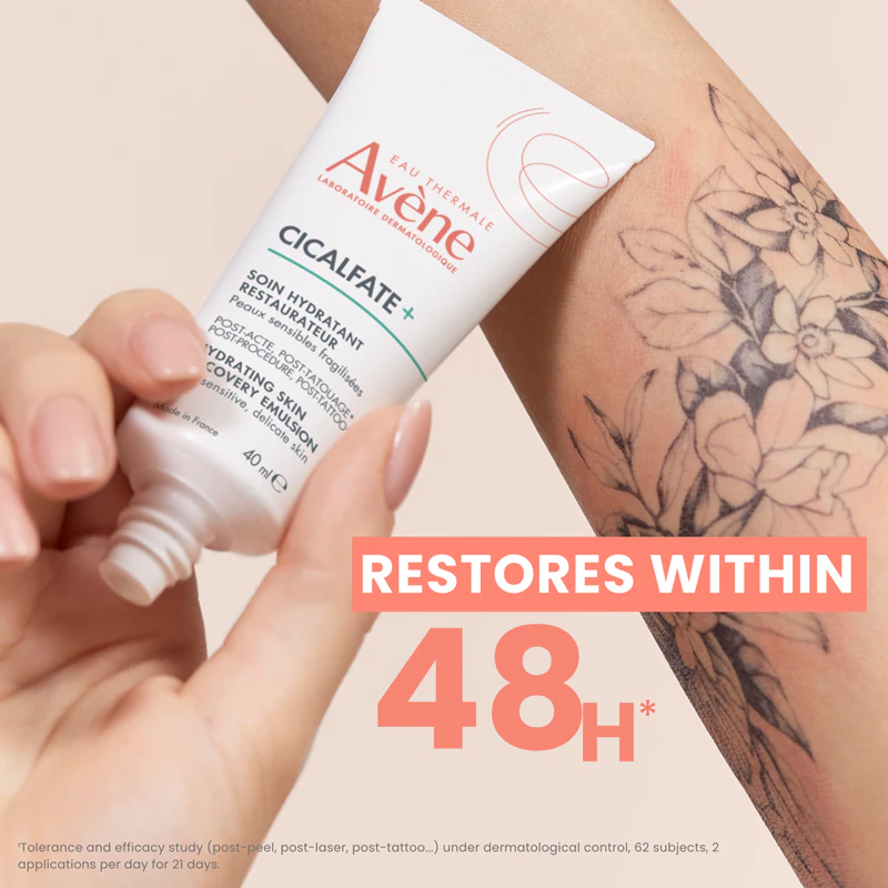Emulsão hidratante e reparadora para a pele Avène Cicalfate+