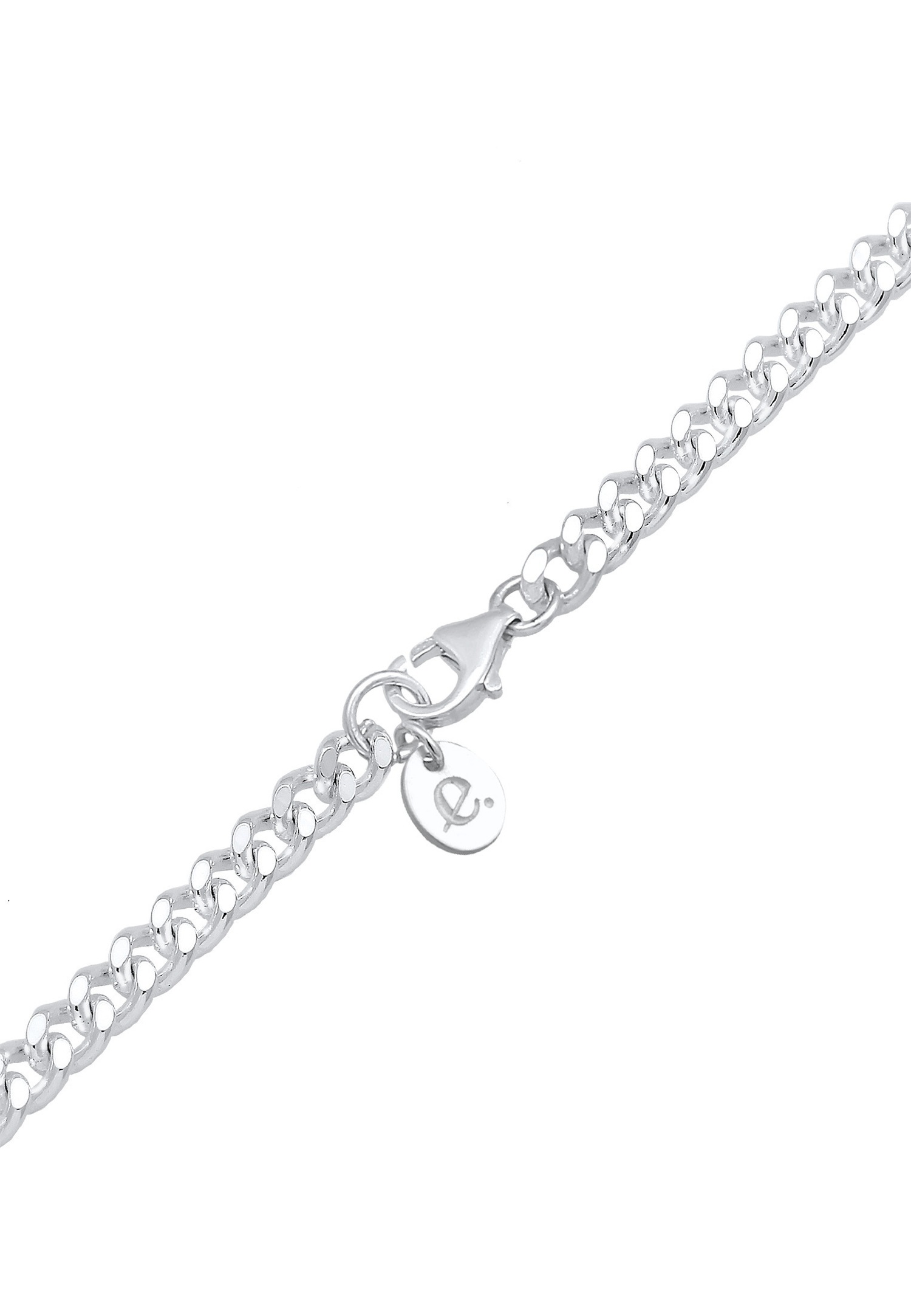 Elli PREMIUM Solide Base Combiné Collier Femme - (925/1000) Argent
