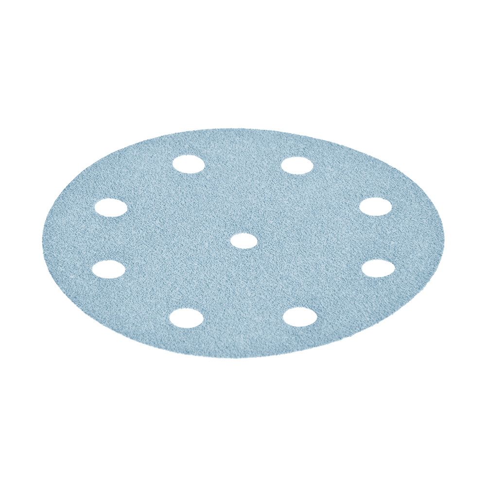 Disc de șlefuit FESTOOL Stickfix GRANAT, 125 mm, granulație 40, cu 8 găuri - 50 bucăți