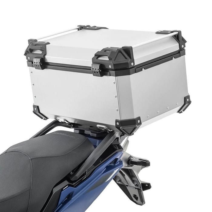 Bagtecs XB65 Aluminum Motorcycle Top Case - 65 Liters - Waterproof - Durable - Eyelet Mounting