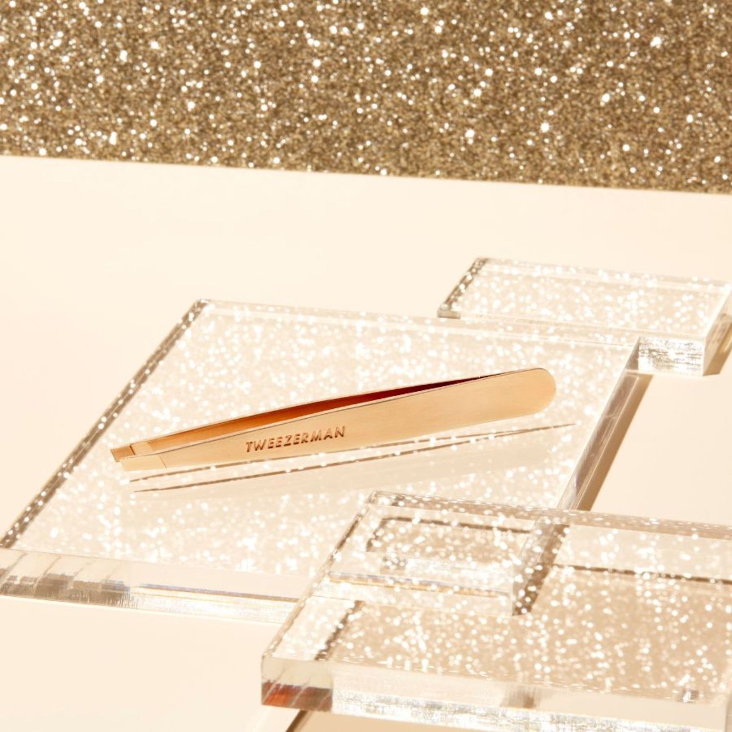 Tweezerman Slant Tweezer Champagne