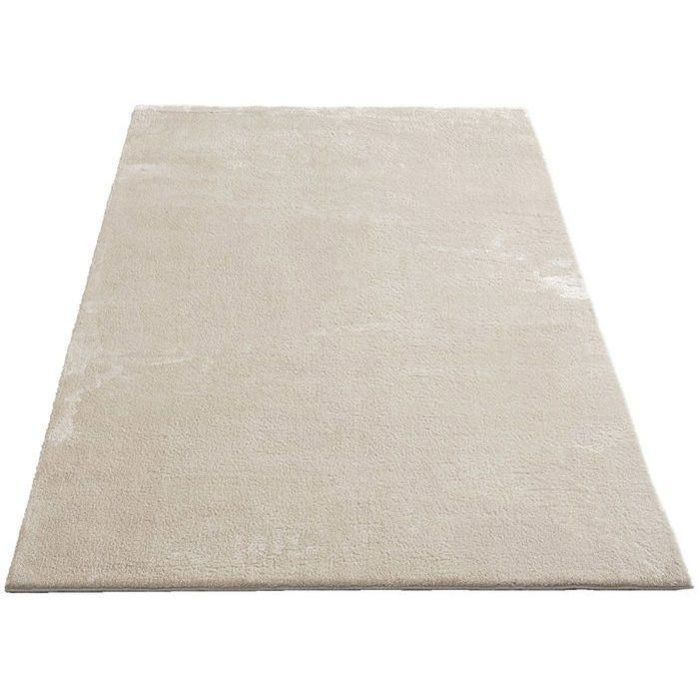 Alfombra suave - LA ALFOMBRA - Relajante - Antideslizante - Lavable - Beige 200x280 cm