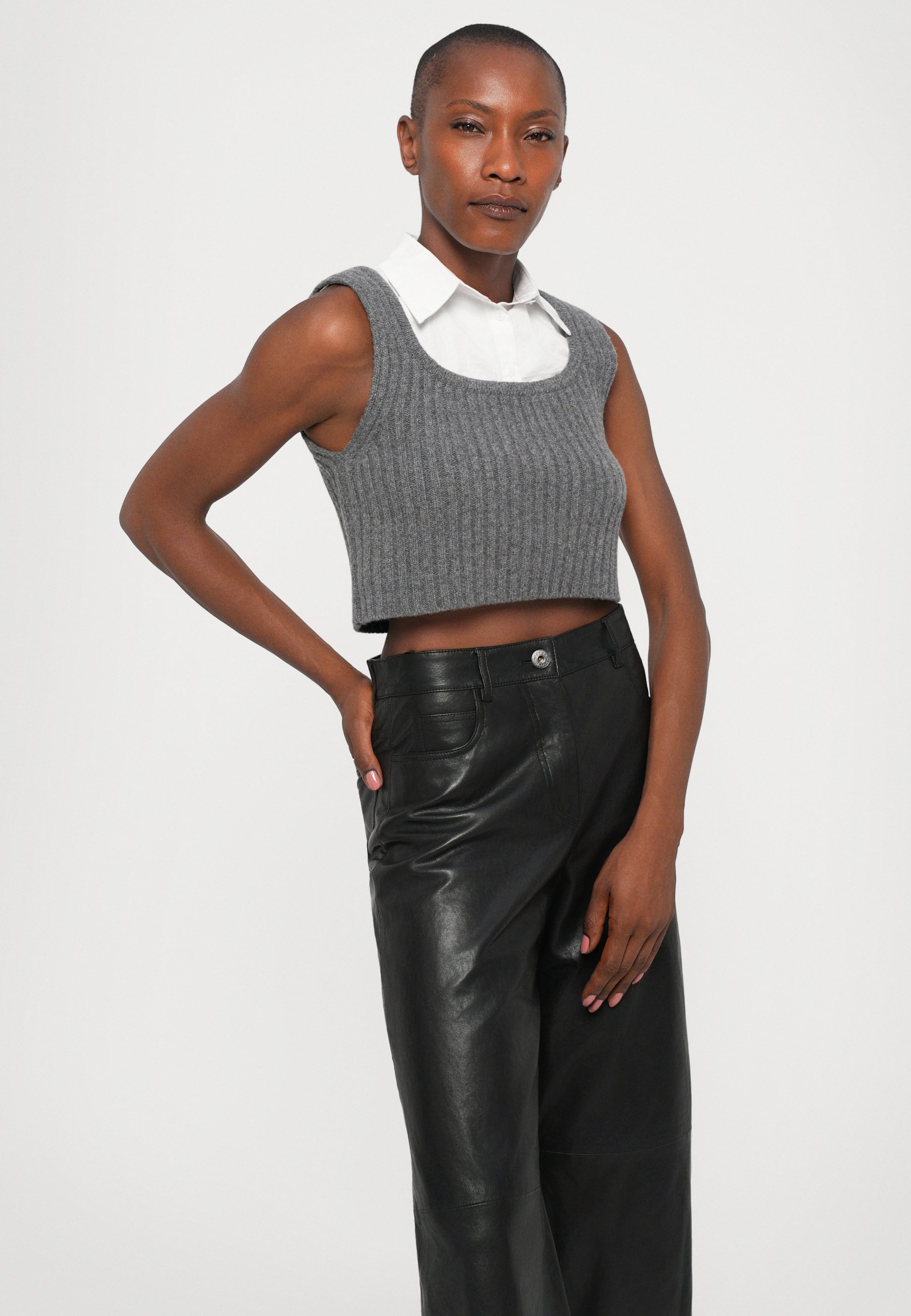 WEEKEND MaxMara ZURCA - Débardeur - antracite