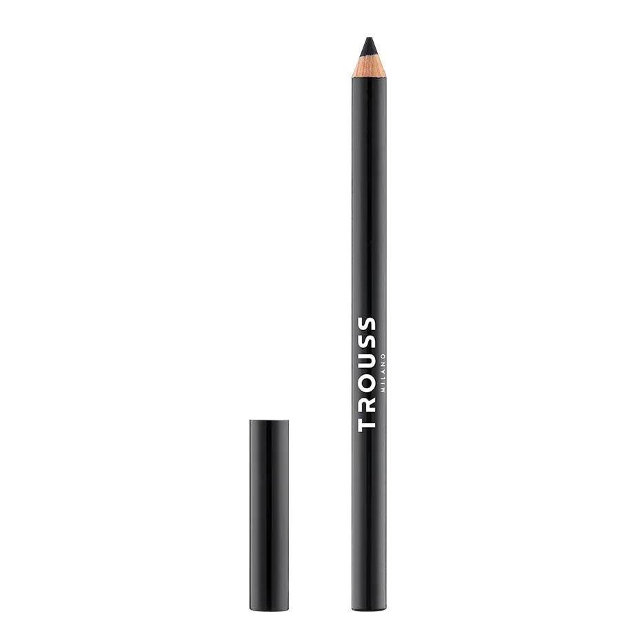 TROUSS Maquillaje Trouss 12 Lápiz negro Kajal Lápiz de ojos suave