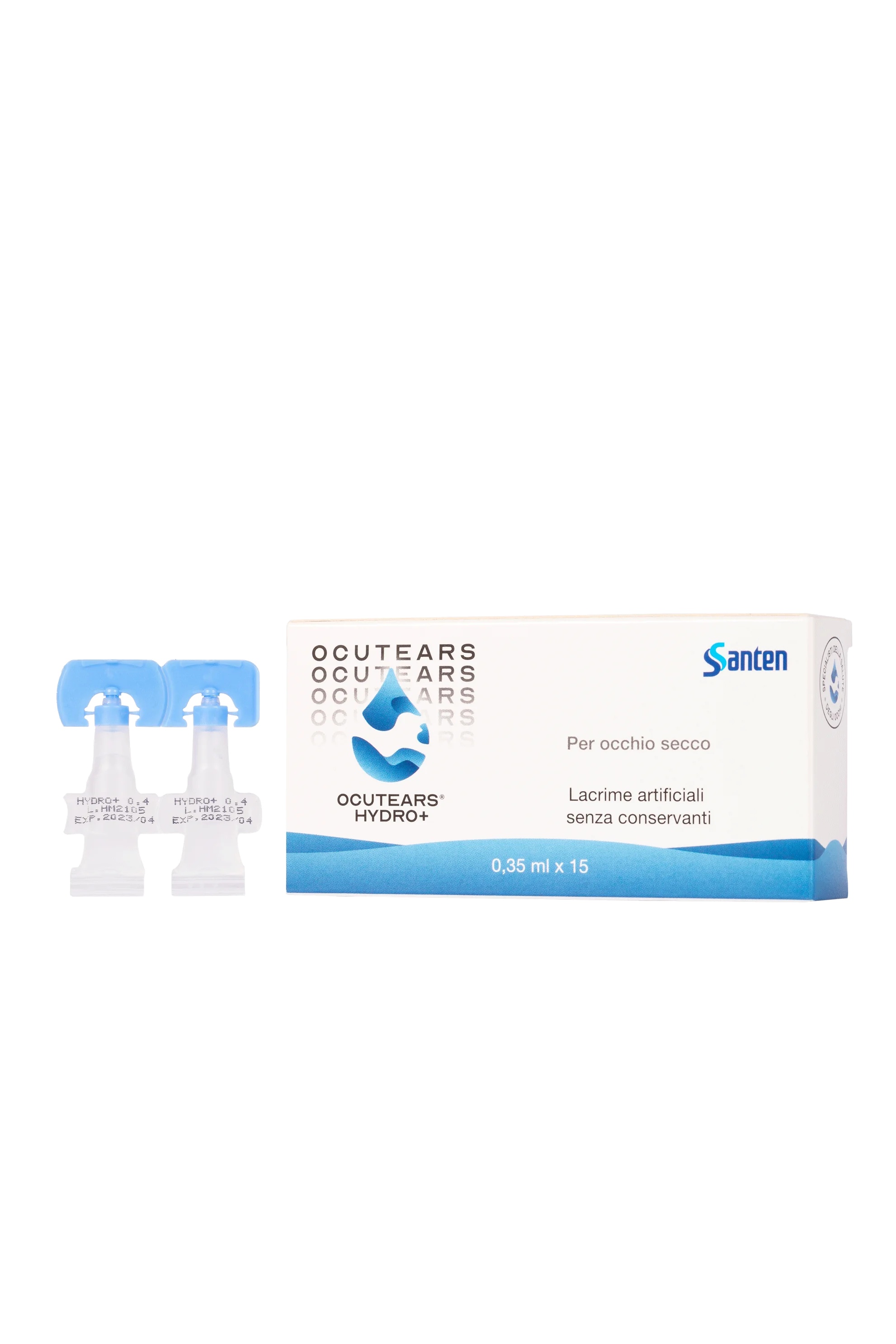 OCUTEARS Ocutears Hydro+ 0,4% 15x0,35ml Ud It suché oči