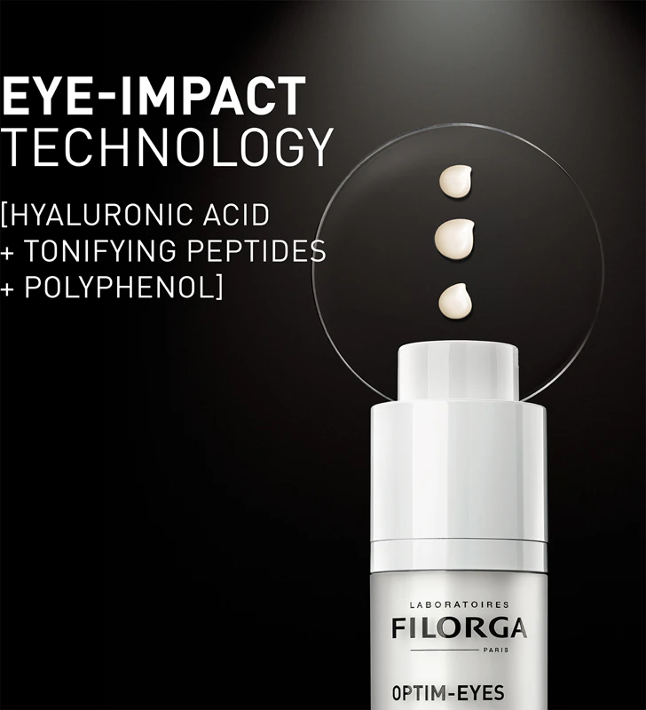 FILORGA OPTIM-EYES cuidado para a área dos olhos contra rugas, inchaço e olheiras.