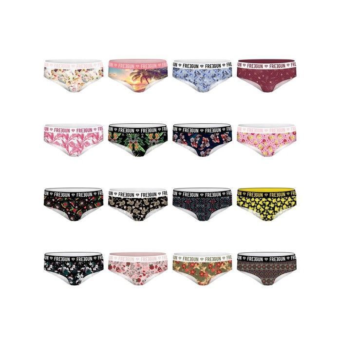 Freegun Surprise Microfiber Panties, 5-Pack for Girls