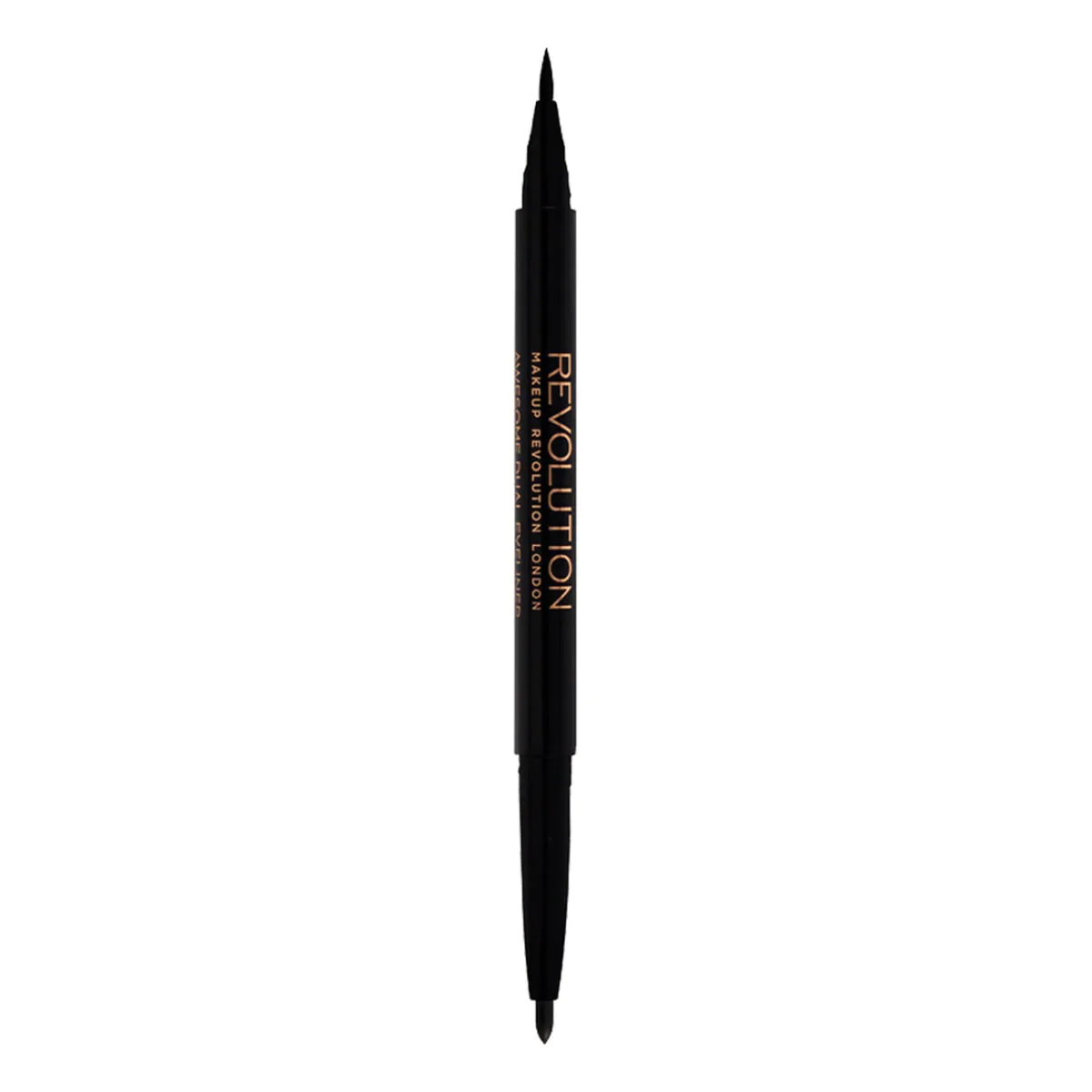 MAKEUP REVOLUTION Awesome Eyeliner Felt & Kohl Eyeliner i kredka do oczu 2w1 1szt