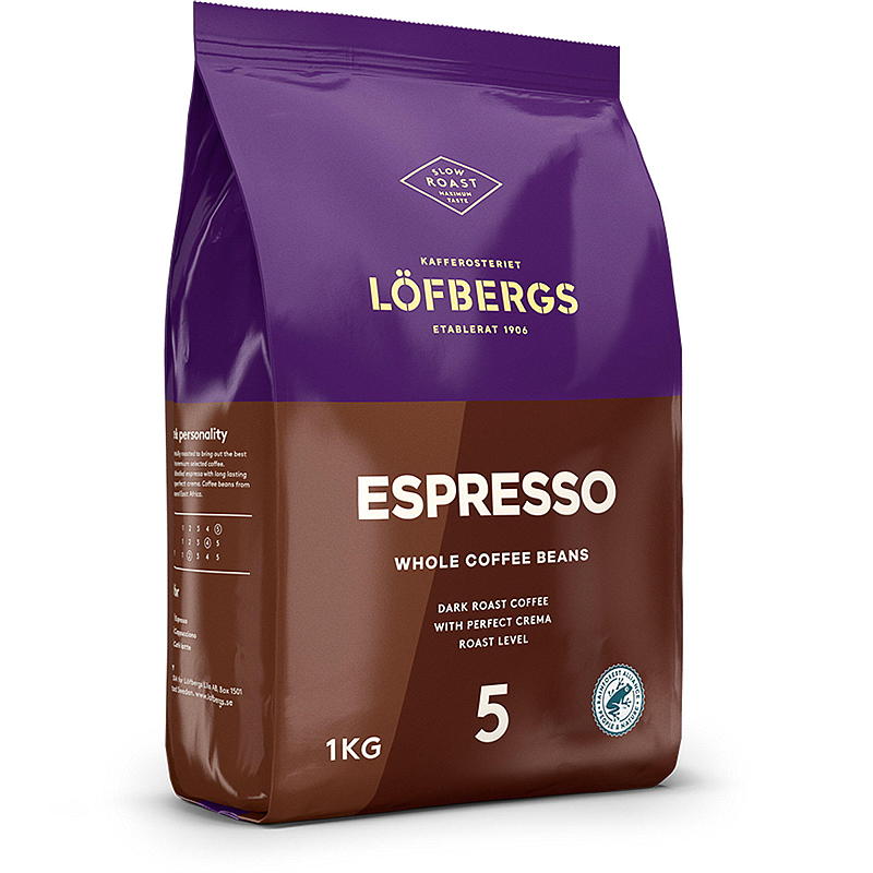 Löfbergs Caffè in grani 1 kg Espresso Löfbergs