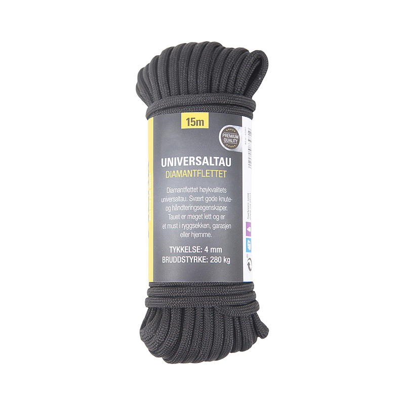 Cuerda de trabajo universal de 15 m y 4 mm