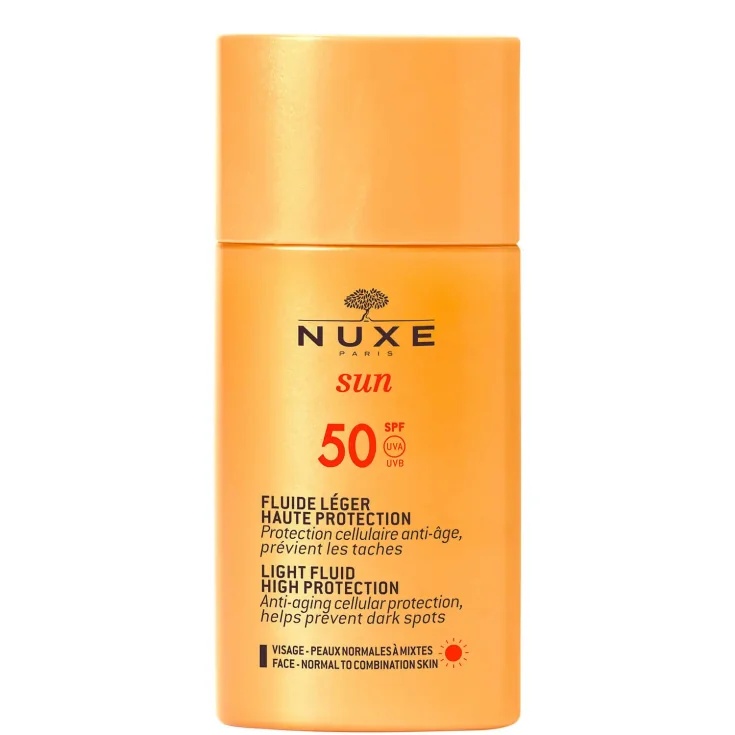 NUXE Nuxe Sun Fluid Light High Protection SPF50 50 ml gezichtszonnebrandcrème