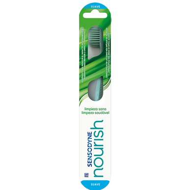 Sensodyne Nourish -hammasharja, terveellinen ja hellävarainen puhdistus, 1 kpl.