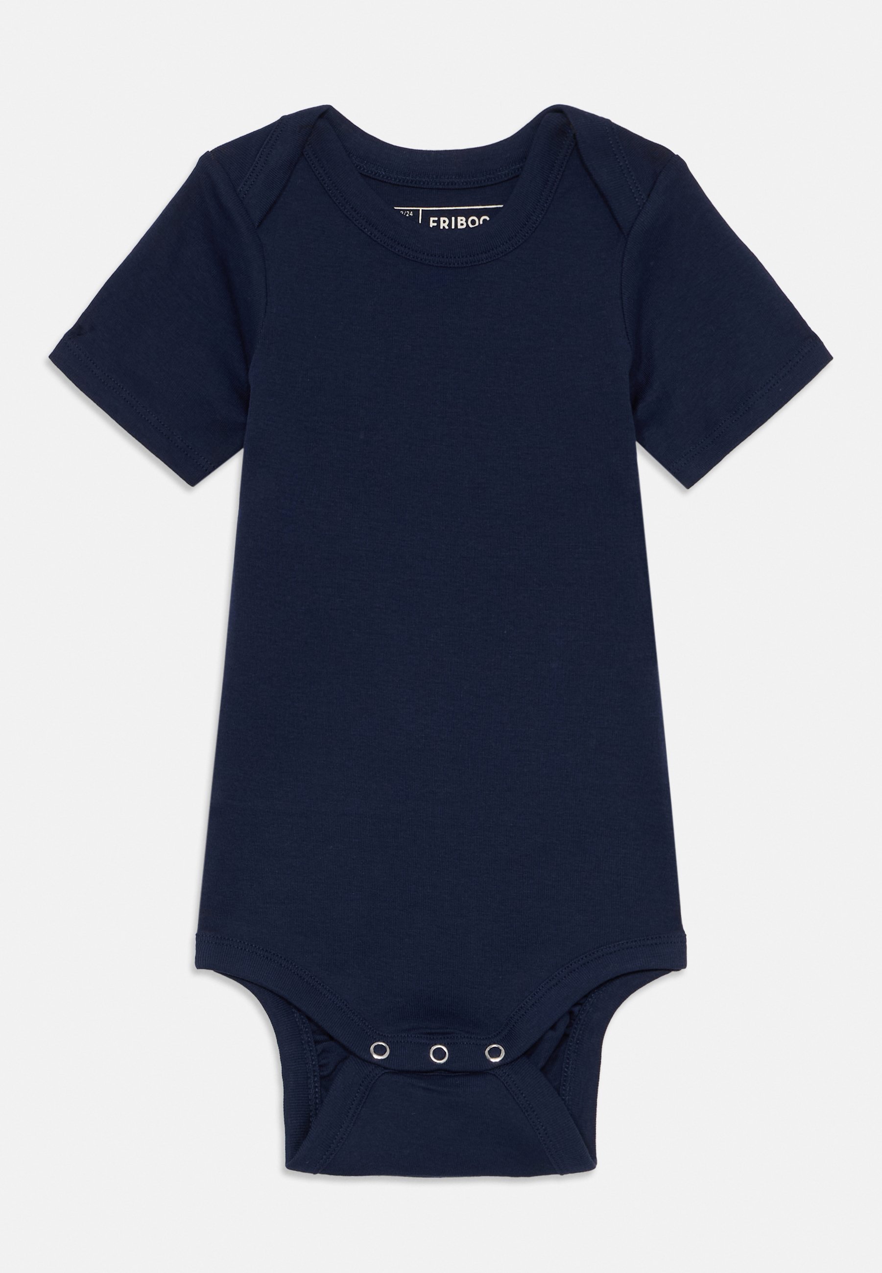 Friboo Confezione da 5 tutine unisex a maniche corte - pigiama - grigio scuro/blu/grigio/grigio chiaro