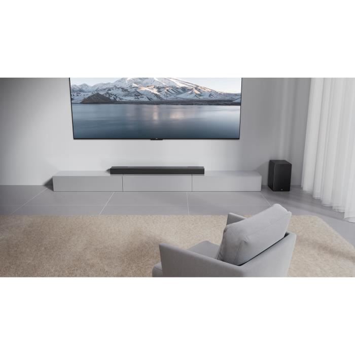 Soundbar - TCL - Q75HE - Ray-Danz Dolby Atmos 5.1.2ch - 620 W - Bluetooth - Draadloze subwoofer - Zwart