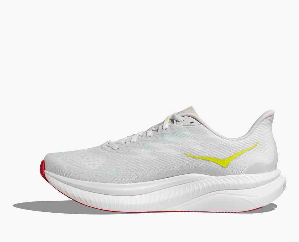 HOKA Mach 6 Blanc / Nuage Nimbus