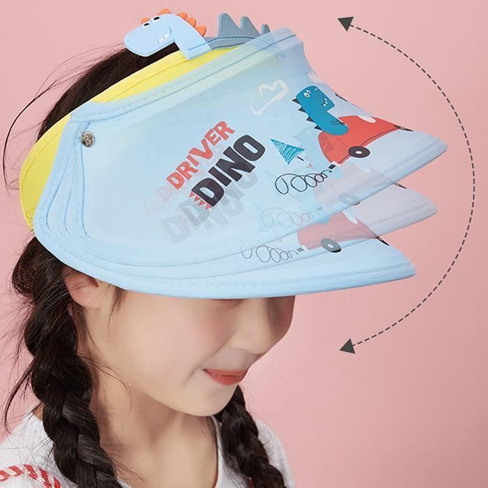 Sombreros FUNMOON para niños, sombreros de sol altos con diseño de bebé vacío y lindo conejo de dibujos animados, protección UV - 347031