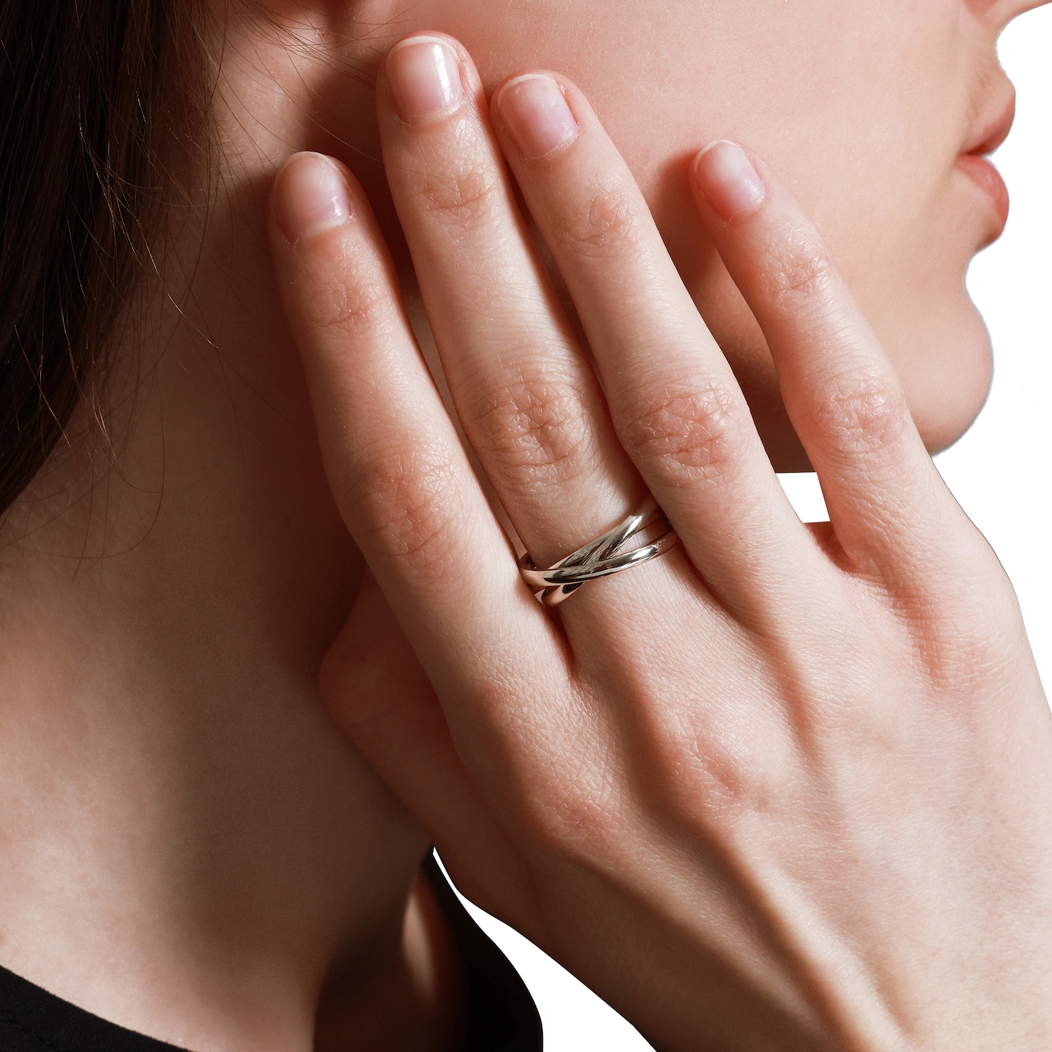 Heideman Bague Jovin couleur argentée polie