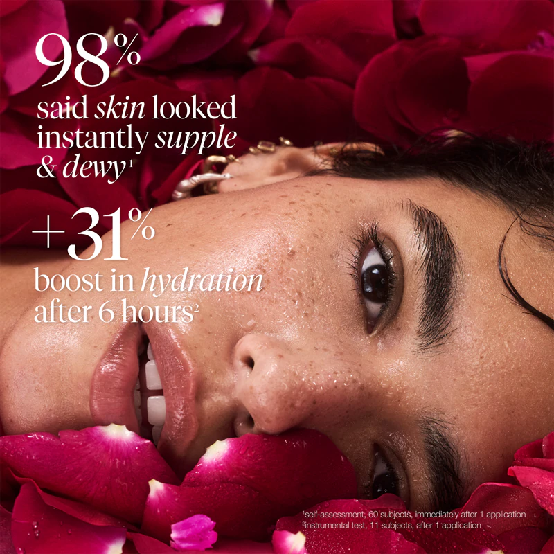 Fresh Rose Deep Hydration Face Cream, een hydraterende gezichtscrème met hyaluronzuur.