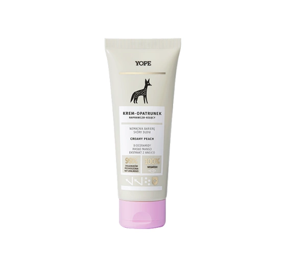 Yope Creamy krem-opatrunek do rąk Creamy Peach 50ml