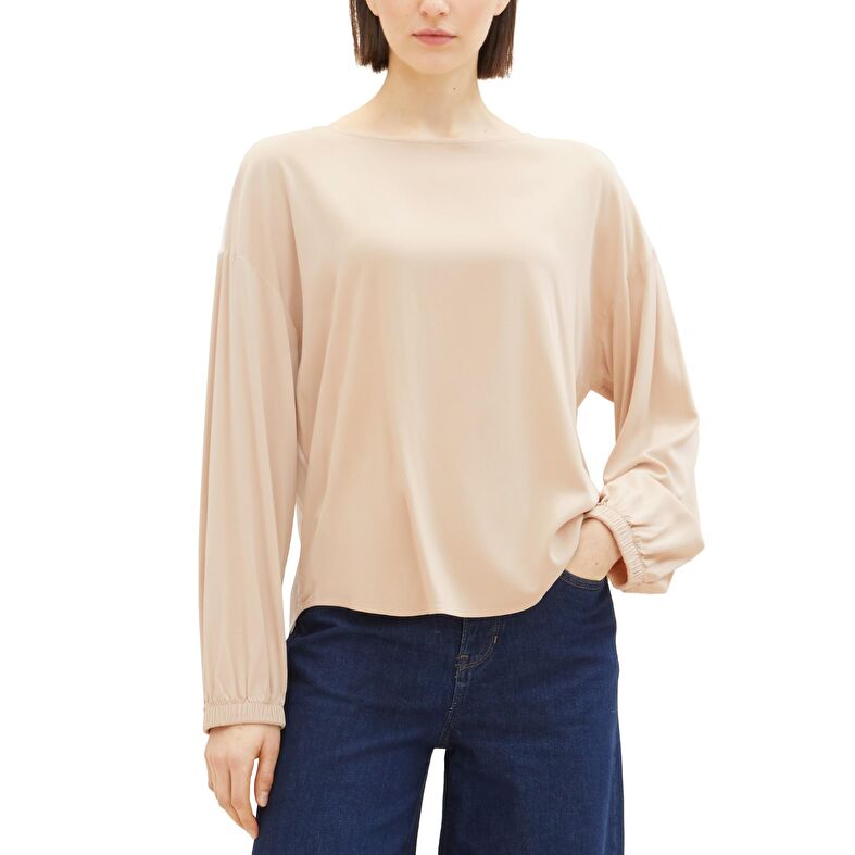 Blusa beige para mujer