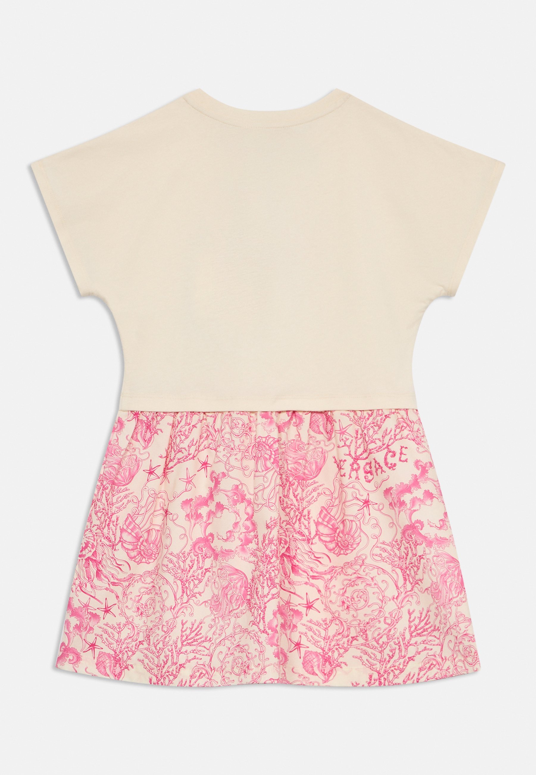 Robe Versace Theatre Postcard Kids - Robe de jour - ivoire/goyave