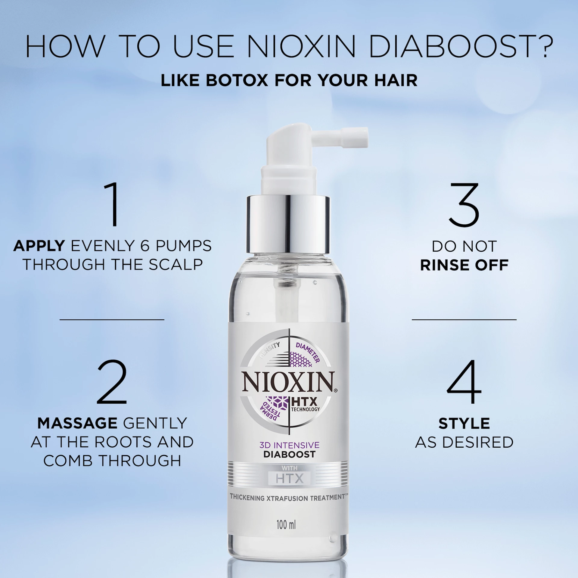 Diaboost līdzeklis 100 ml - Nioxin