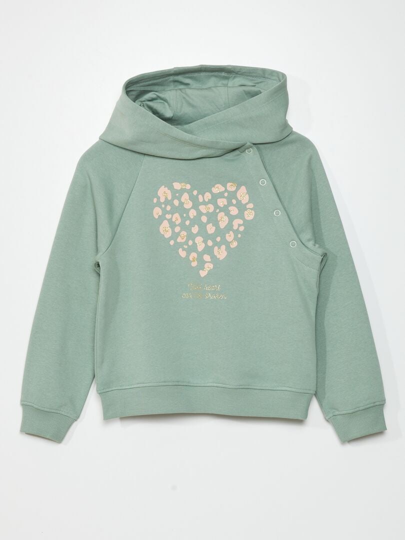 Sudadera de felpa fácil de poner - BLANCA