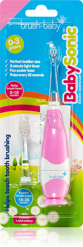 Escova de dentes elétrica BabySonic para crianças