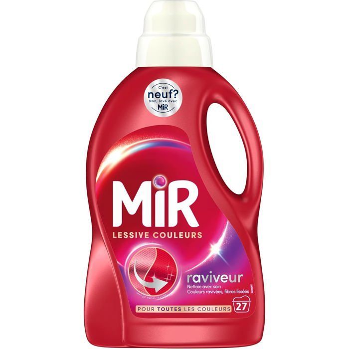 Mir - Lot de 2 lessives liquides - Couleur