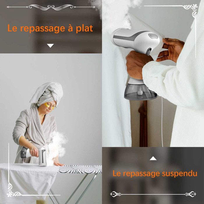 Vertical Garment Steamer, 1500W Garment Steamer with 350ml Water Tank, Garment Steamer for Garment Removal