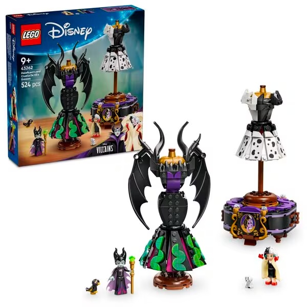 LEGO Disney 43262 Haljine Maleficent i Cruella de Vil
