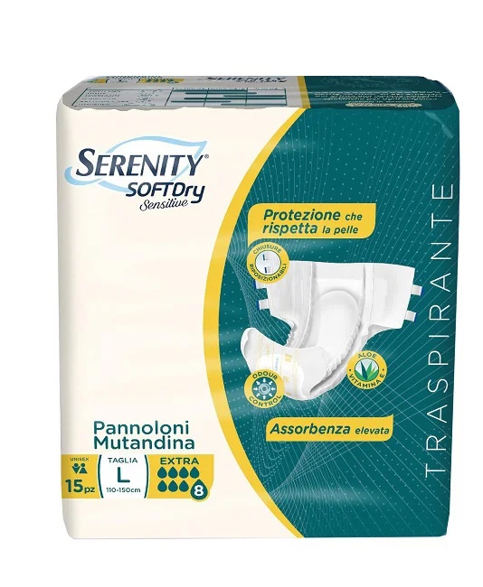 SERENITY Serenity Mut Sd Sens Ex L 15 Stück für Inkontinenz