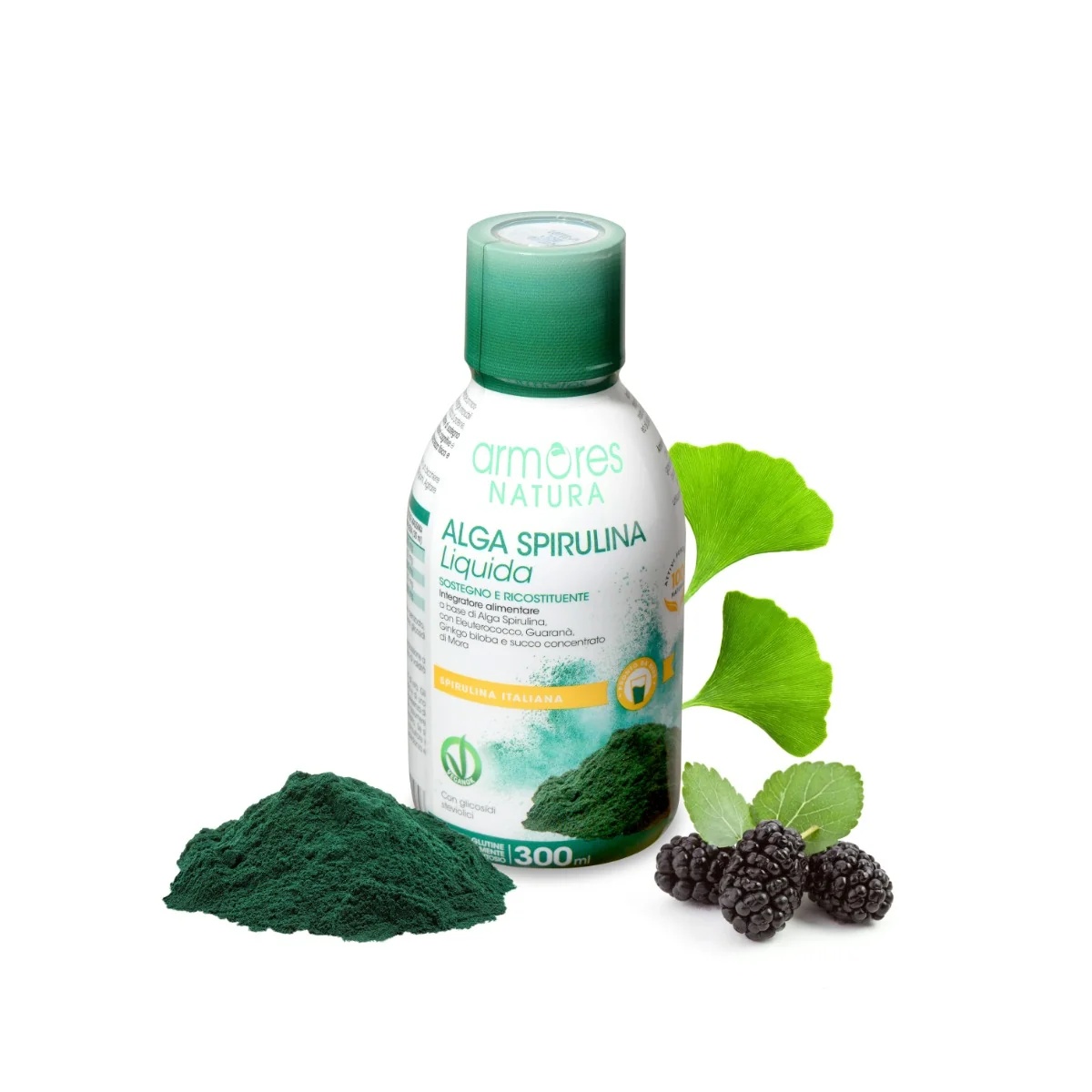 ARMORES Armores Natura Spirulina 300 ml Tónico y estimulante