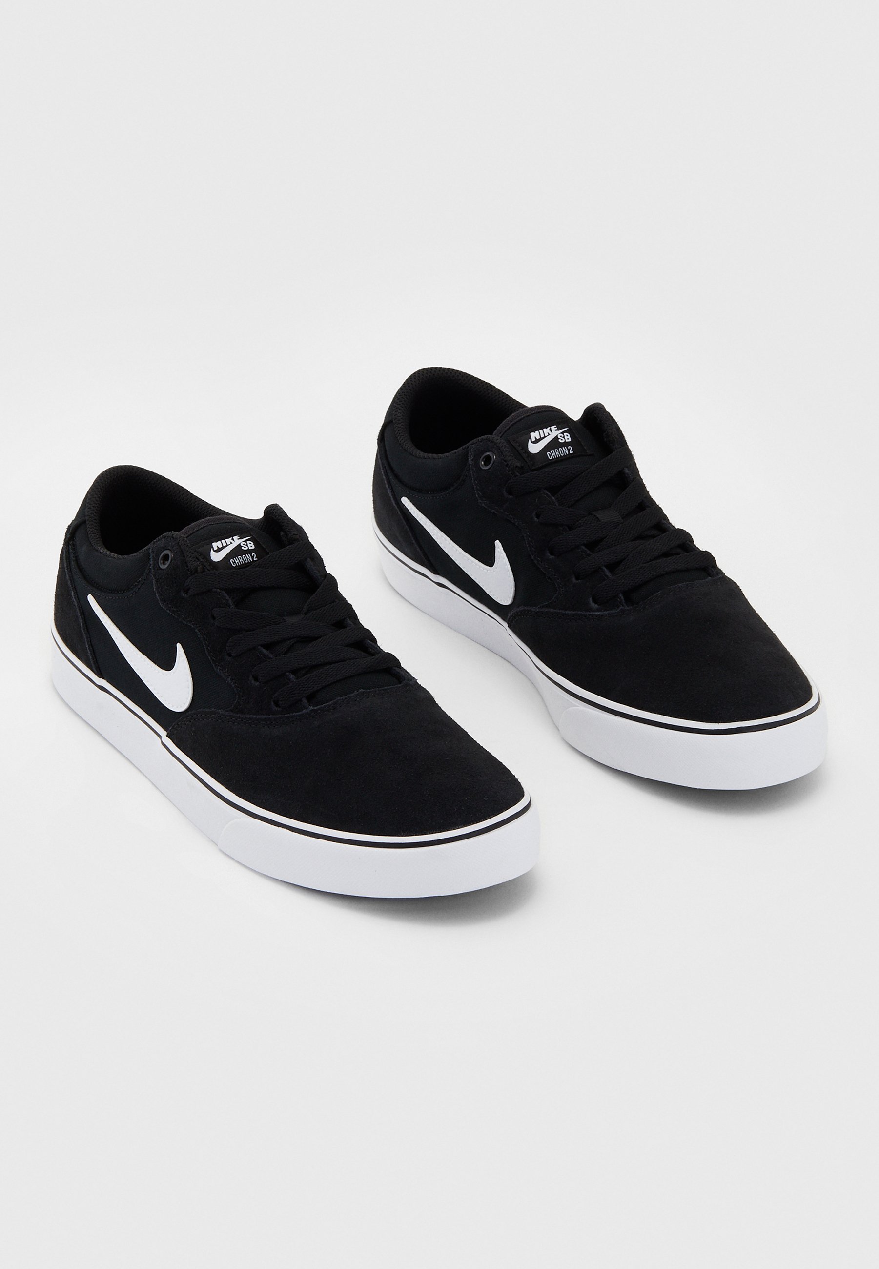 Nike SB CHRON 2 UNISEXE - Baskets - noir/blanc