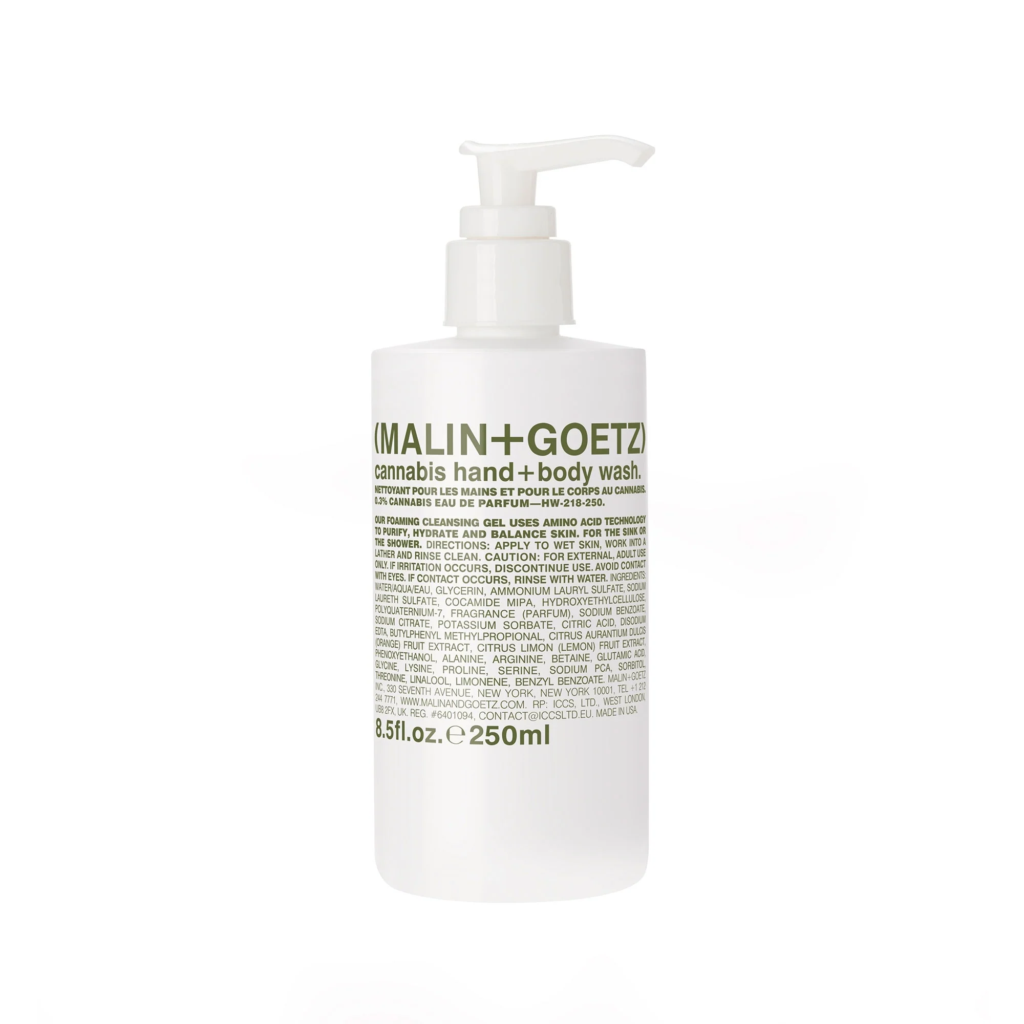 Body Cannabis Hand+Body Wash - Bagno e Doccia, Detergente Mani